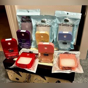 B-Pure  Hand Sanitizers &  Cases Set - Red, Purple, Blue, Pink, Gold